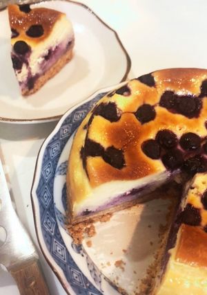 混ぜてくだけのブルーベリーチーズケーキ-レシピのメイン写真