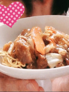 1週缶チャレンジ5日目・あんかけ焼きそば-レシピのメイン写真