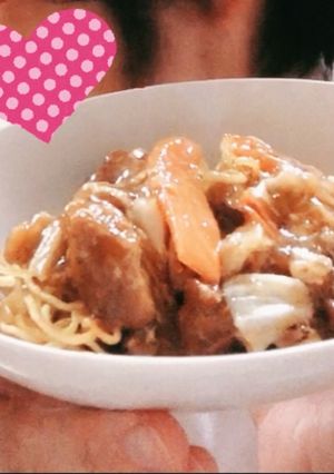 1週缶チャレンジ5日目・あんかけ焼きそば-レシピのメイン写真