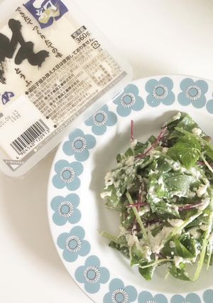 ベビリーフ豆腐サラダ-レシピのメイン写真