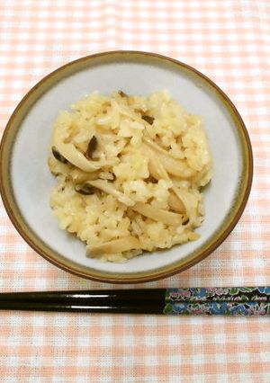 香りも楽しむきのこご飯-レシピのメイン写真