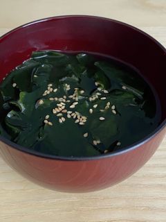 《ダイエット》プラス一品 わかめスープ-レシピのメイン写真