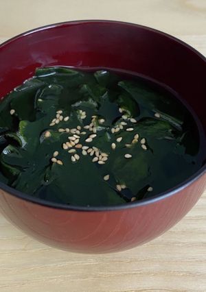 《ダイエット》プラス一品　わかめスープ-レシピのメイン写真