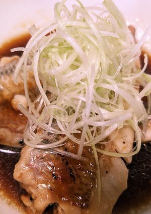 ■炙り鯛の煮物白髪ねぎの千切り乗せ■-レシピのメイン写真
