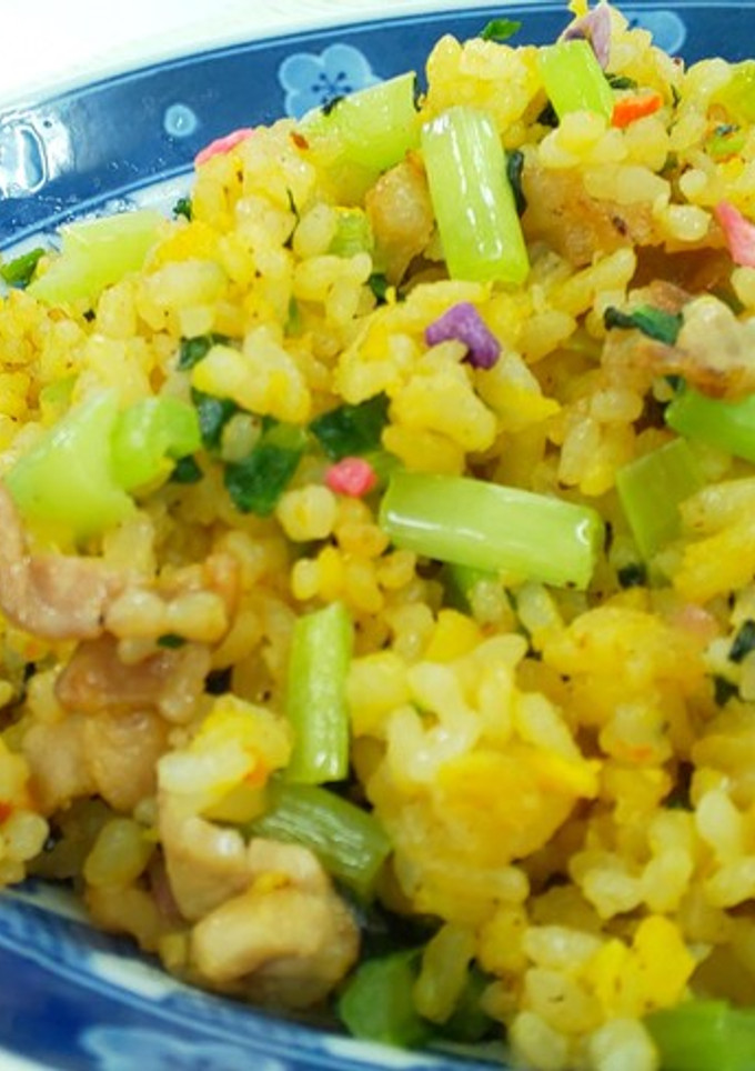 旅行の友と小松菜の和風炒飯-レシピのメイン写真