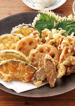秋野菜の天ぷら-レシピのメイン写真