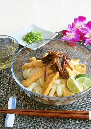 喉越しさっぱり☆冷やしきつねうどん-レシピのメイン写真