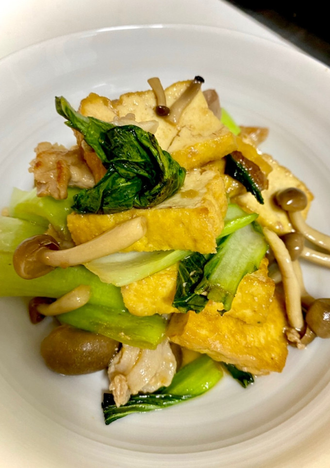 厚揚げと青梗菜のコク旨醤油炒め-レシピのメイン写真