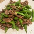 砂肝と枝豆の炒め物