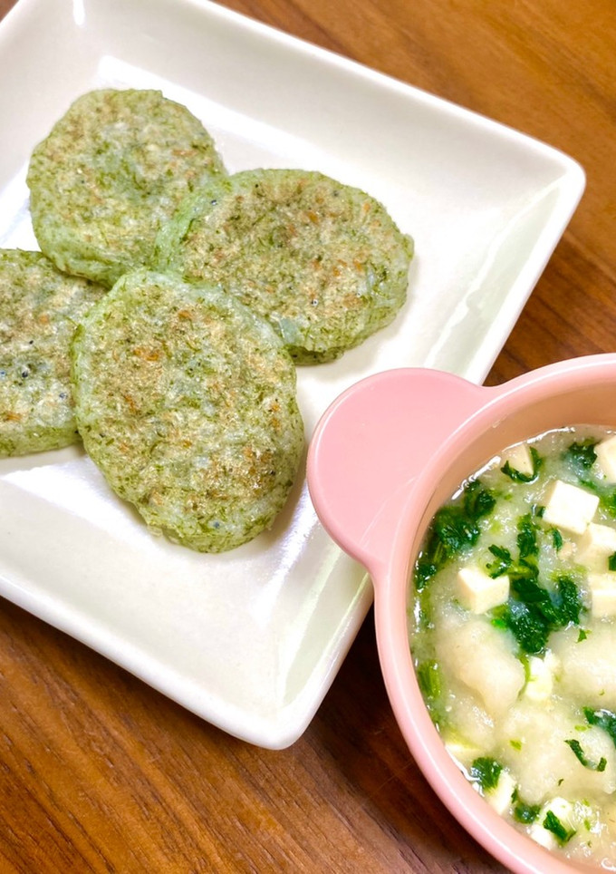 離乳食後期☆Wもちもち♪おやきとすいとん-レシピのメイン写真