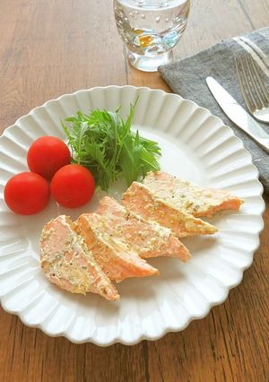 簡単☆お弁当にも◎鮭のマヨハーブ焼き-レシピのメイン写真