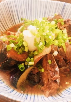 揚げなすとサバ缶の味噌バター-レシピのメイン写真
