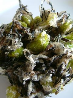ヒジキと枝豆のかき揚げ-レシピのメイン写真