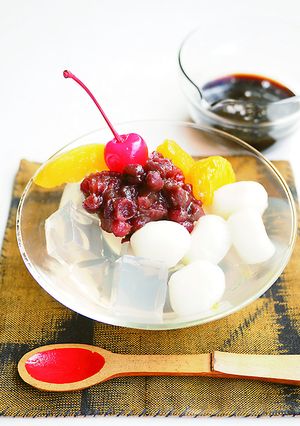 白玉あんみつ-レシピのメイン写真