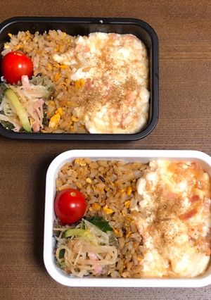 自分弁当・麻婆チャーハン-レシピのメイン写真