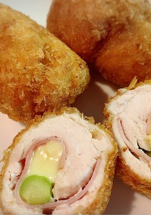 ささみのアスパラチーズ巻き巻きフライ-レシピのメイン写真