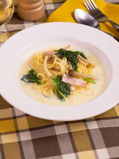 ほうれん草としめじのスープパスタ-レシピのメイン写真