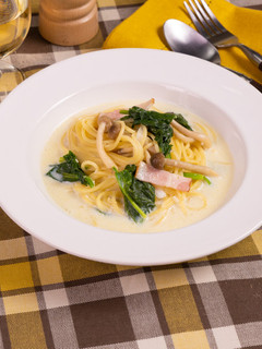 ほうれん草としめじのスープパスタ-レシピのメイン写真