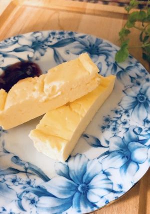 レンジ3分！水切りヨーグルトチーズケーキ-レシピのメイン写真
