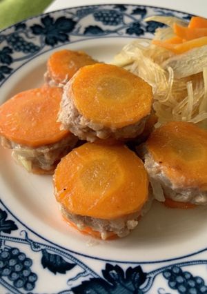 ひとりごはん 〜にんじんのはさみ焼き〜-レシピのメイン写真