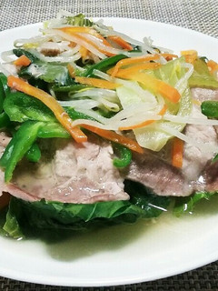 フライパンで豚肉と野菜たっぷり蒸し焼き!-レシピのメイン写真