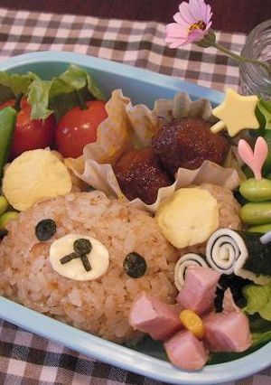キャラ弁★リラックマ弁当-レシピのメイン写真