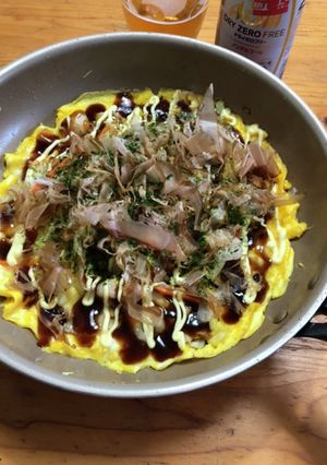 簡単！フライパンで巻かないとん平焼き！-レシピのメイン写真