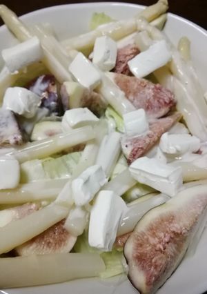レモン豆乳ドレのいちじくサラダ-レシピのメイン写真