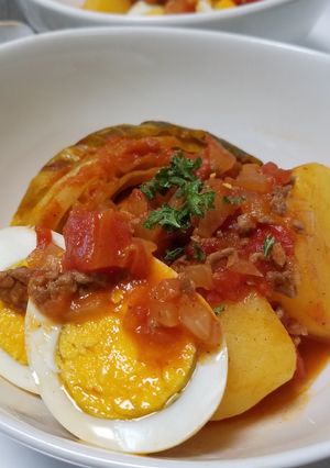 お二人さんの☆キャベツのトマト煮！-レシピのメイン写真