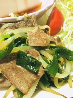 レバーニラもやしで作るレバニラ炒め-レシピのメイン写真