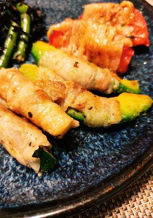 夏野菜の豚バラ巻き-レシピのメイン写真