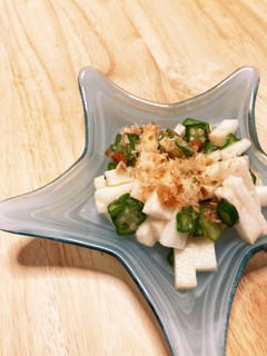 オクラと長芋の梅肉和え-レシピのメイン写真