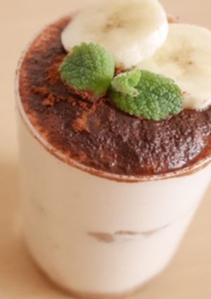 ナッツスポンジ♡豆腐とバナナのティラミス-レシピのメイン写真