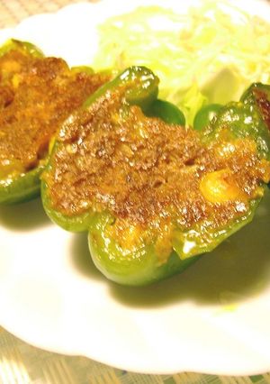 ☆★カレーな肉詰めピーマン★☆-レシピのメイン写真