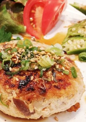 鶏&豚ミンチときのこ入り♪豆腐ハンバーグ-レシピのメイン写真