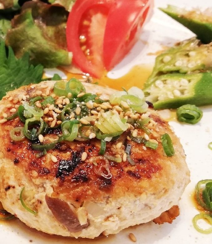 鶏&豚ミンチときのこ入り♪豆腐ハンバーグ-レシピのメイン写真