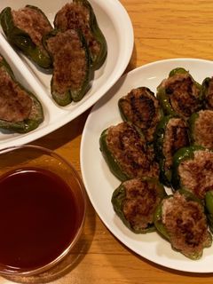 ピーマンの肉詰め!-レシピのメイン写真