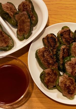 ピーマンの肉詰め！-レシピのメイン写真