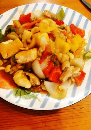 鶏肉と豆腐の甘酢煮-レシピのメイン写真