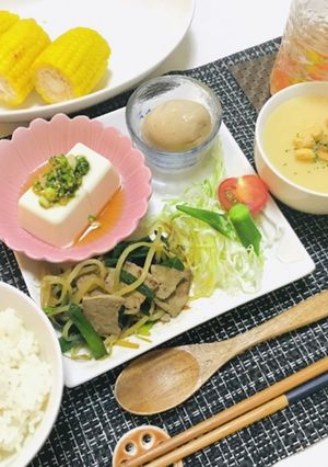 夕飯献立・レバニラで疲労回復、貧血予防♬-レシピのメイン写真