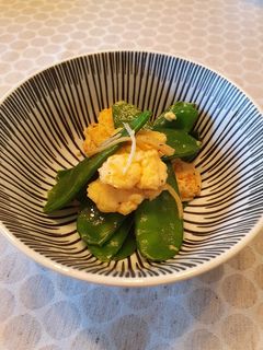 絹さやと卵炒め-レシピのメイン写真