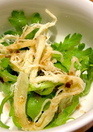 サラダ春菊とさきいかのサラダ-レシピのメイン写真