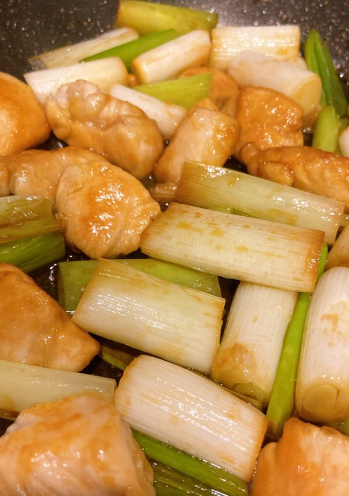 長ねぎと鶏むね肉のねぎま風炒め-レシピのメイン写真