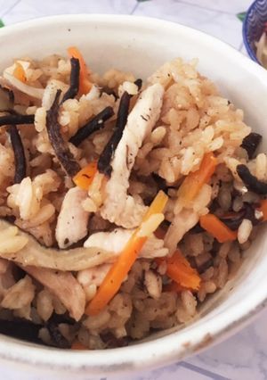 海外で作る☆ストウブ鍋のかしわご飯-レシピのメイン写真