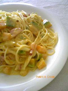 かぼちゃのくりーみぃパスタ-レシピのメイン写真