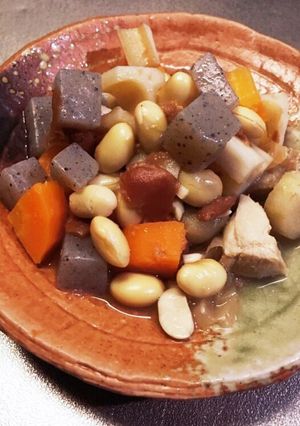 さっぱり梅干し味の五目煮-レシピのメイン写真