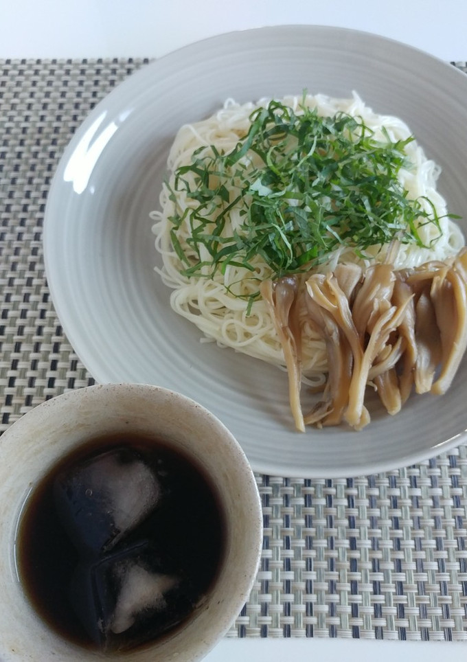 簡単！舞茸の素麺-レシピのメイン写真