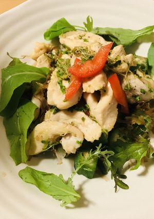 鶏むね肉のあっさり白だし＆ゴマ炒め-レシピのメイン写真