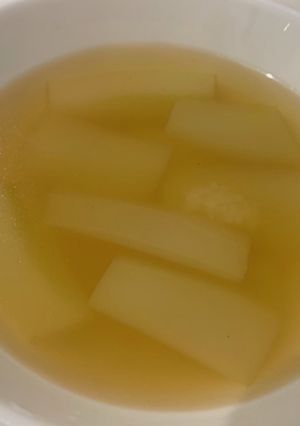 きゅうりのスープ　コンソメ味-レシピのメイン写真