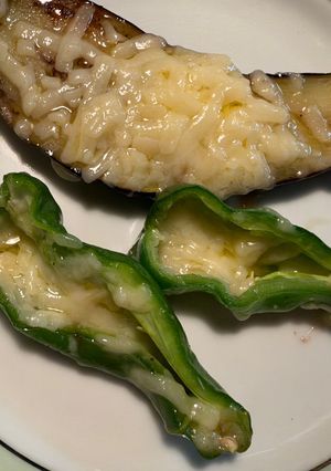 ナスとピーマンのチーズ炒め-レシピのメイン写真